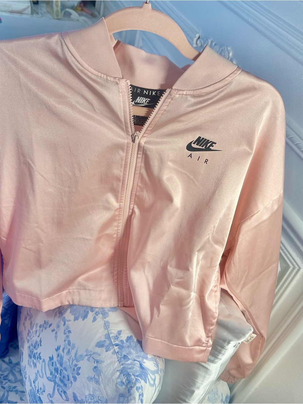 Nike Air Pink Cropped Jacket